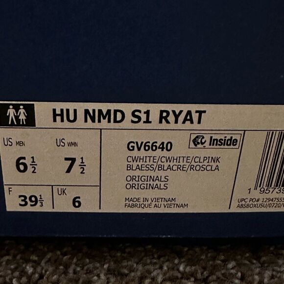 NWT 2022 Pharrell x Hu NMD_S1 Ryat \'Core White main image 7